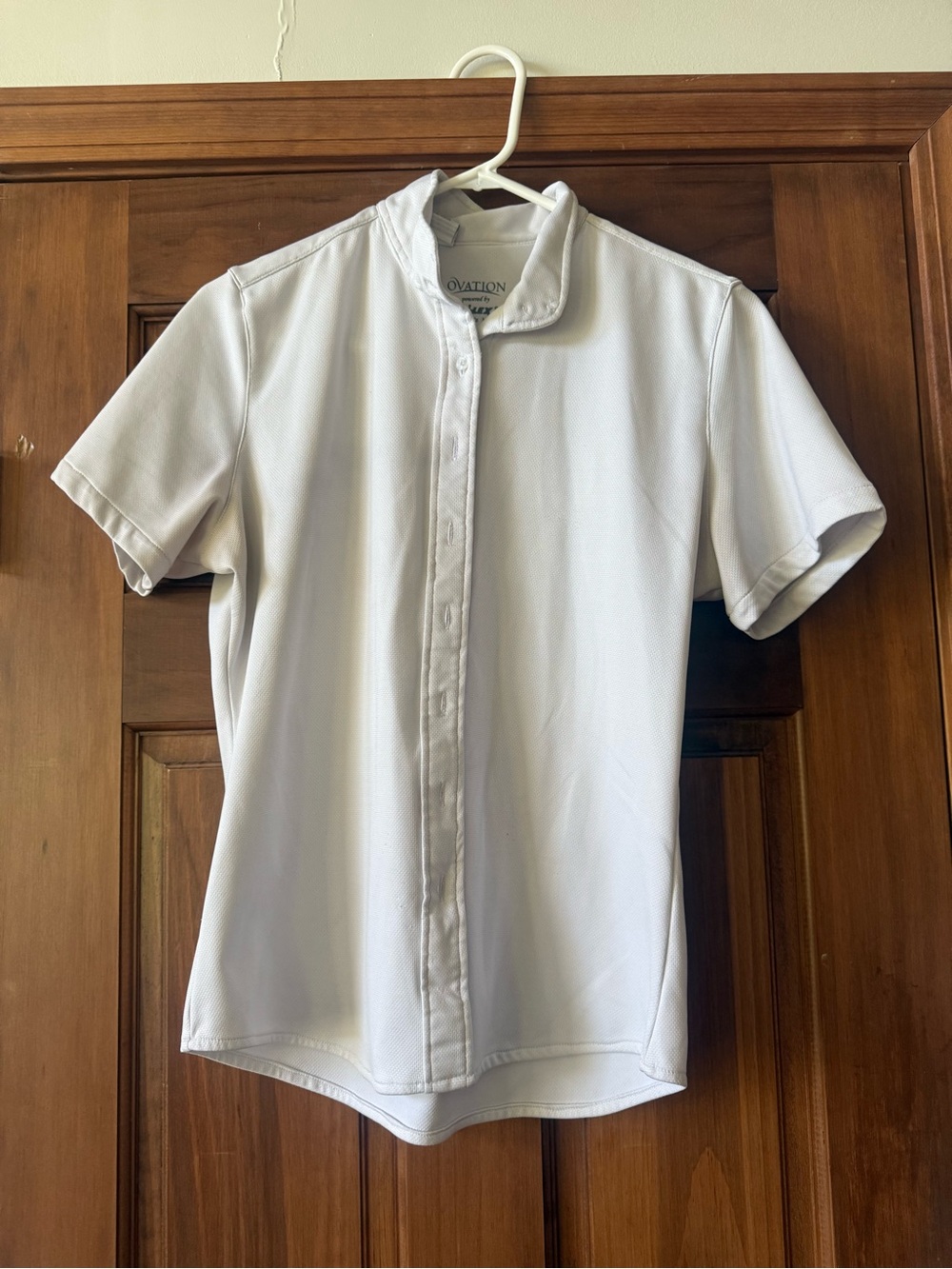 Men's Short Sleeve Show Shirt in White